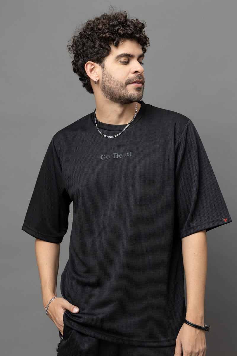 Go Devil Black Co-Ord Set for Men - Image 4